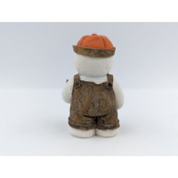 Sarah's Attic Snowonders Hunter Snowman with Duck & Binoculars Fall #7665 - Picture 3 of 9